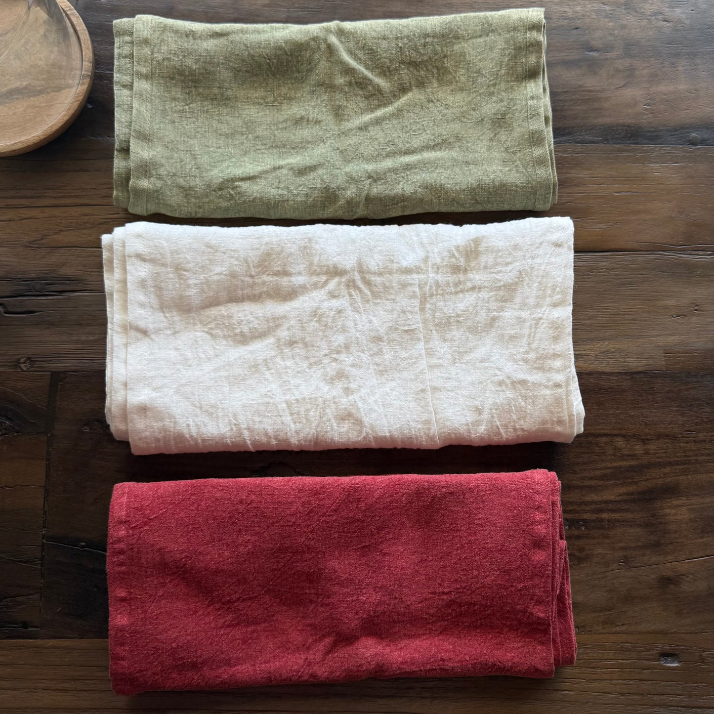 Stonewashed Linen Table Runner