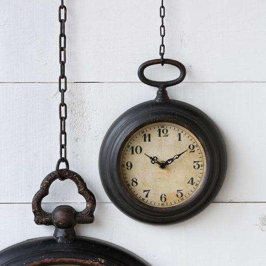 Small Pocket Watch Wall Clock