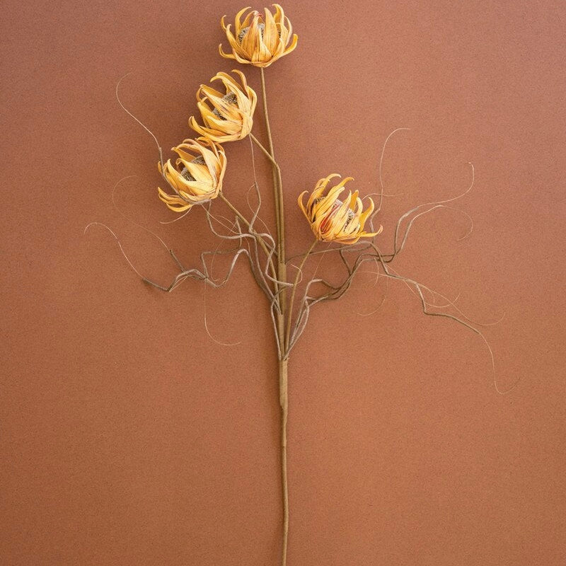 Yellow Wired Botanica Stem
