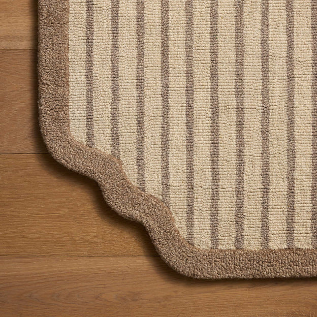 Emmeline Area Rug in Bone & Ash by Loloi