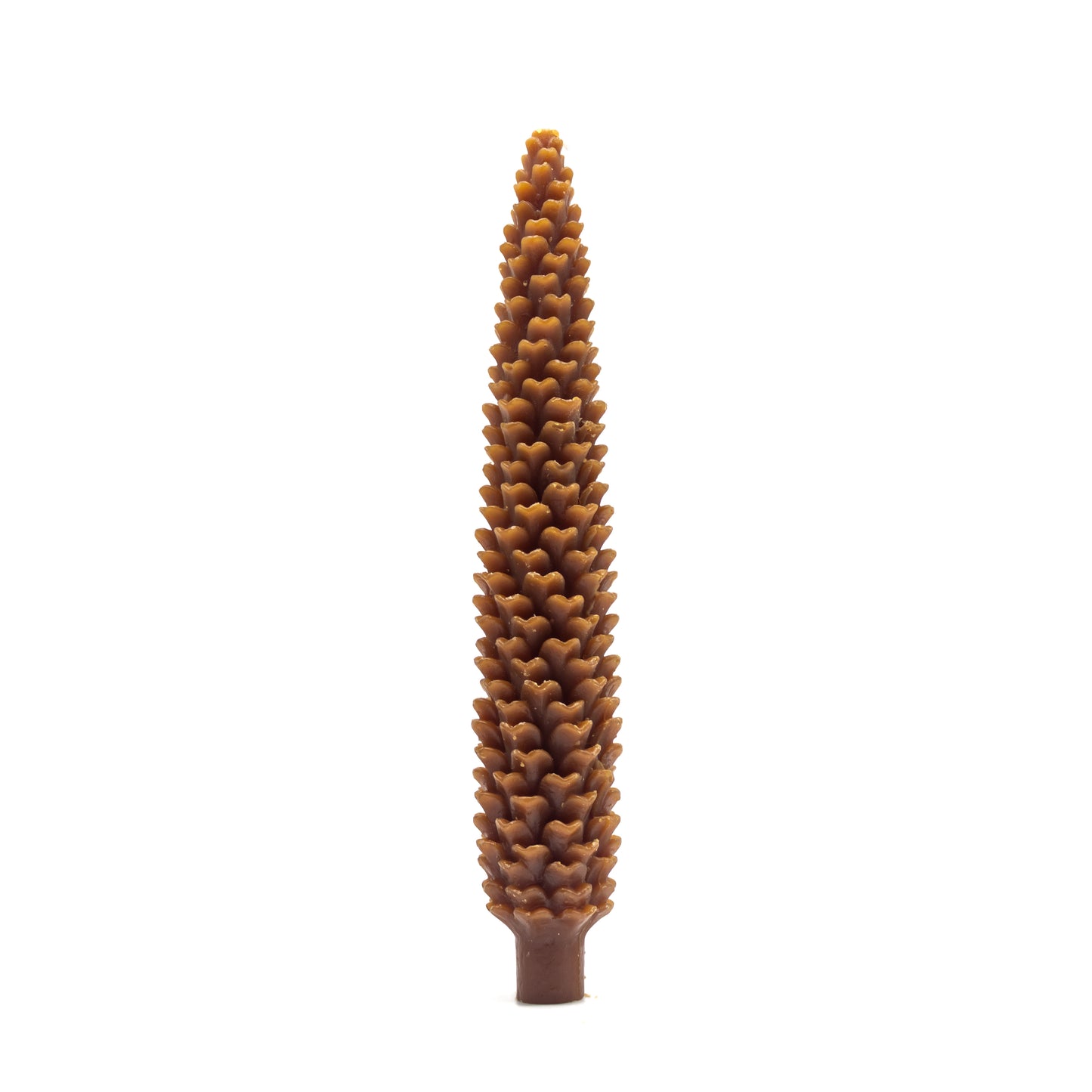 Pair of Brown Pinecone Taper Candle