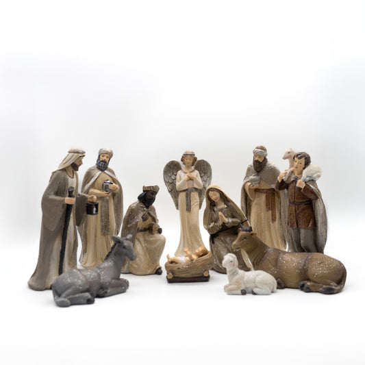 S/11 Resin Nativity Multi Color