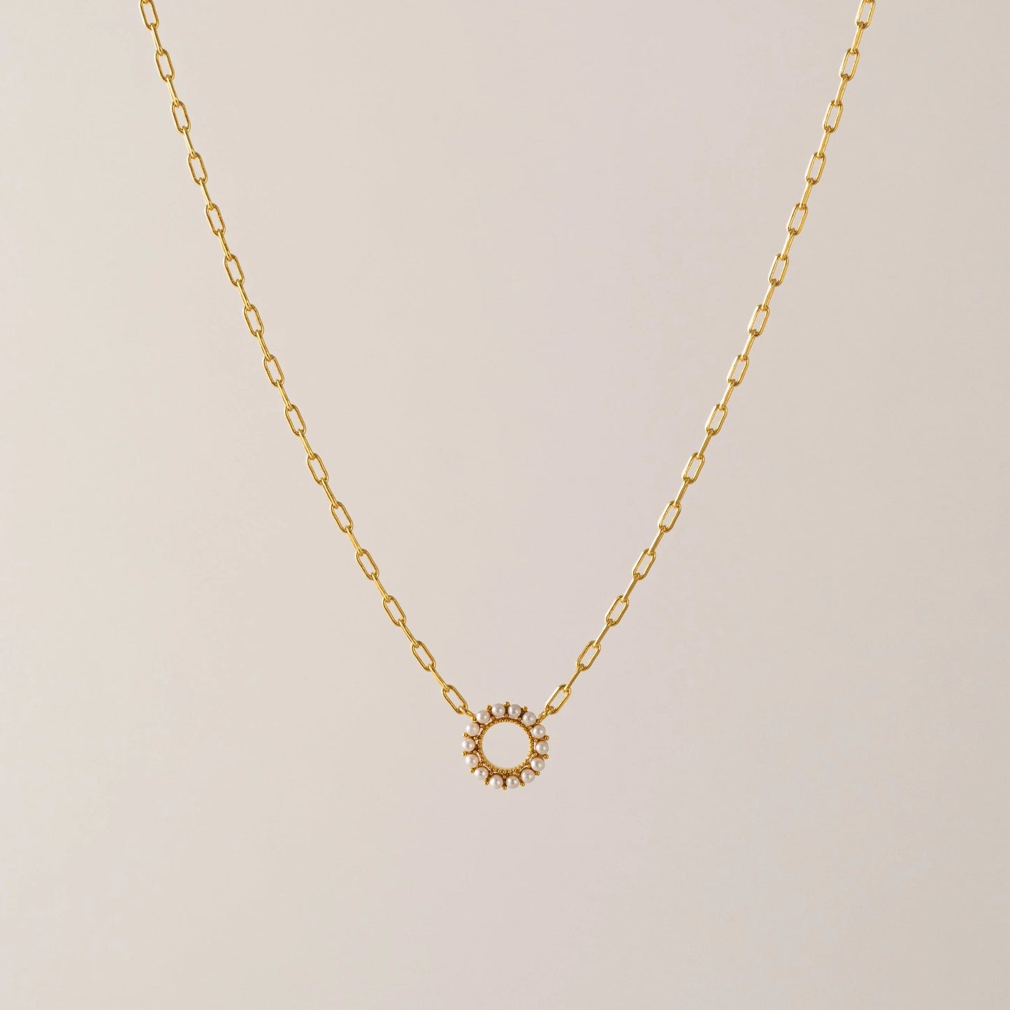 Kismet Gold Pearl Necklace
