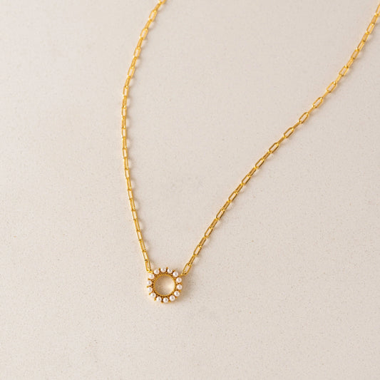 Kismet Gold Pearl Necklace