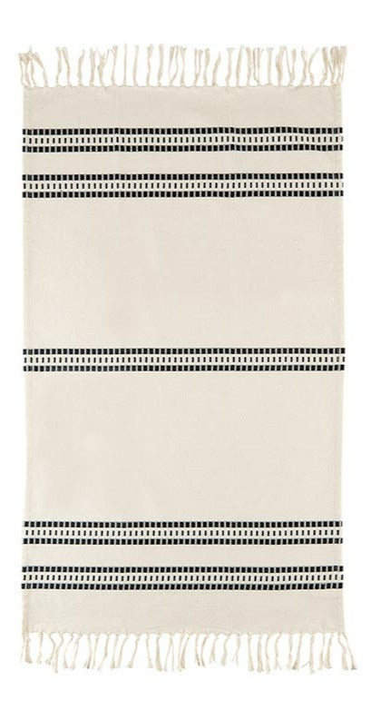 Tea Towel - Natural & Black