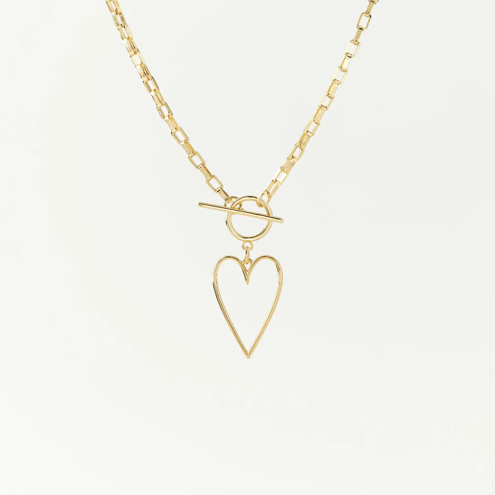 Lovestruck Heart Gold Necklace