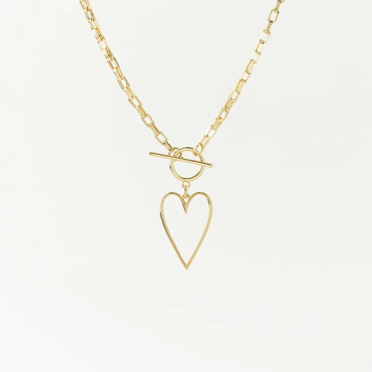 Lovestruck Heart Gold Necklace
