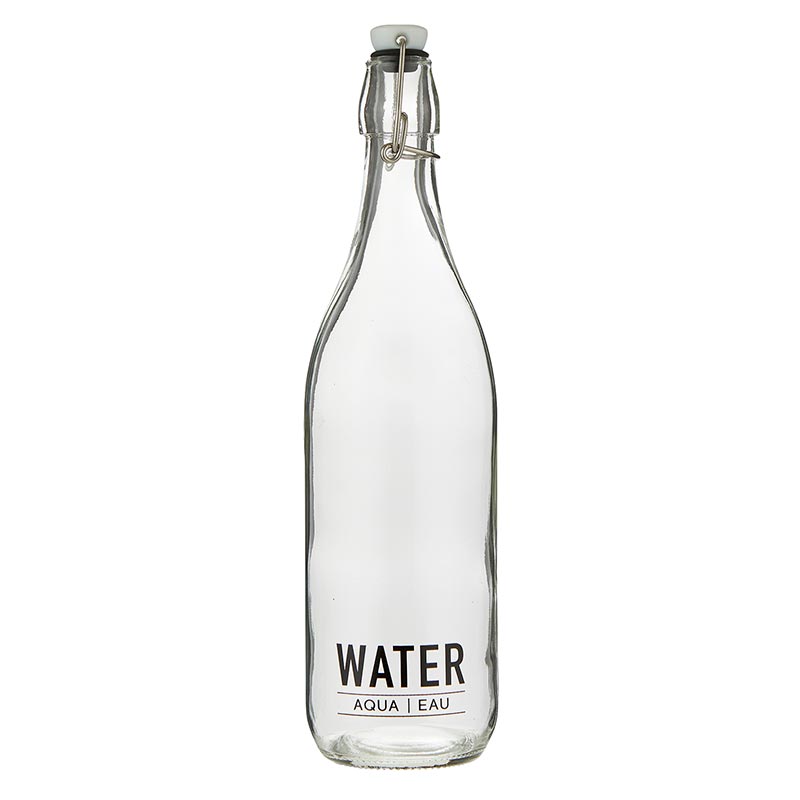 Swing Top Glass Water Bottle