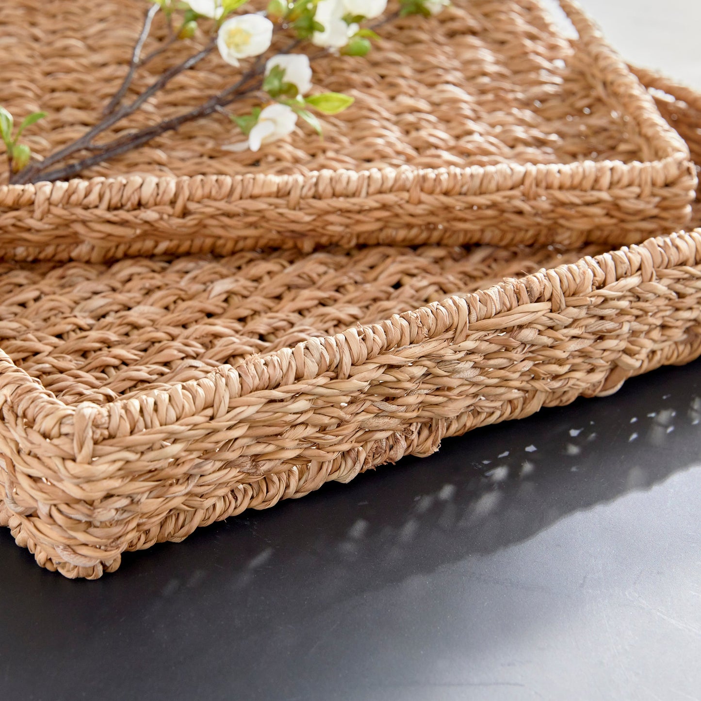 Seagrass Tray with Handles