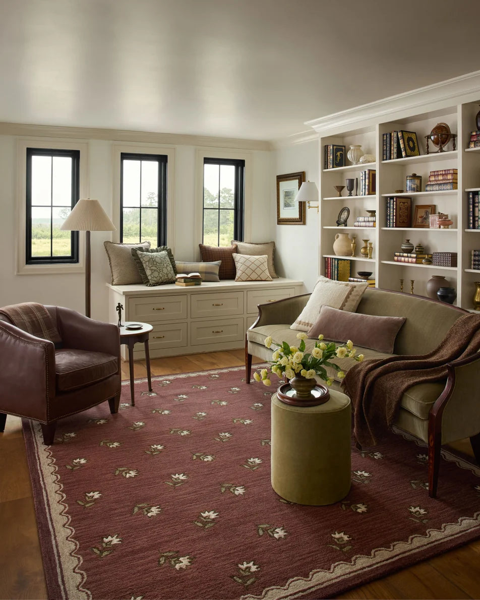 Nora Area Rug in Berry by Loloi