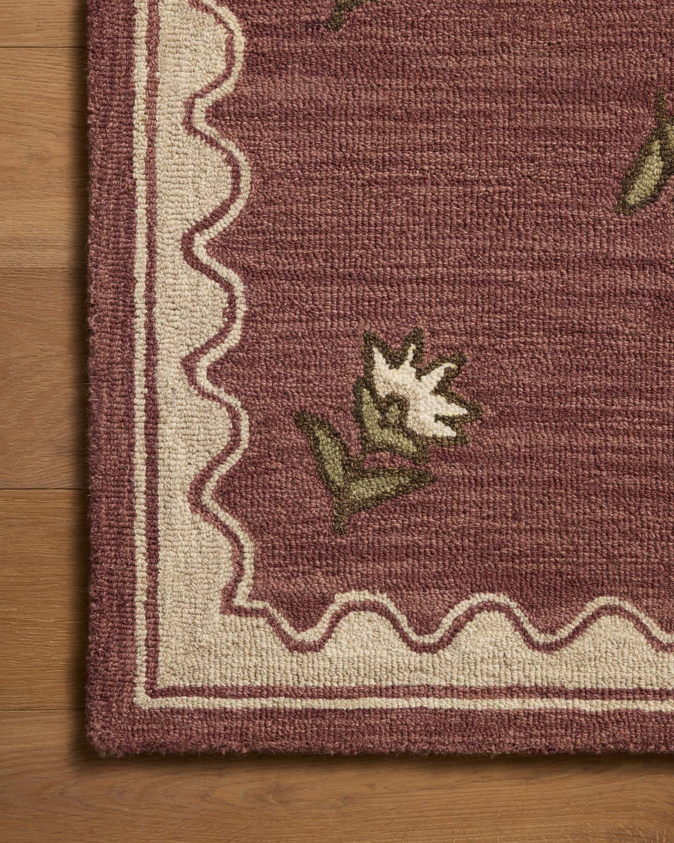 Nora Area Rug in Berry by Loloi