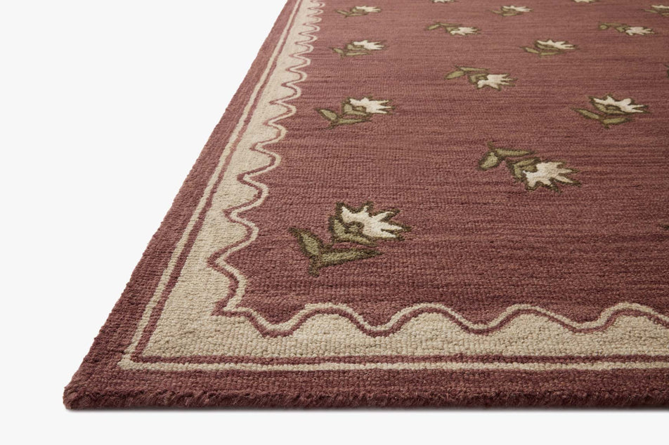 Nora Area Rug in Berry by Loloi