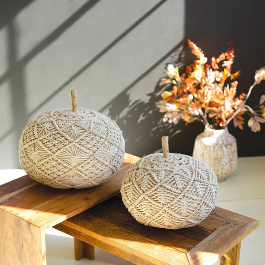 Macrame Pumpkins