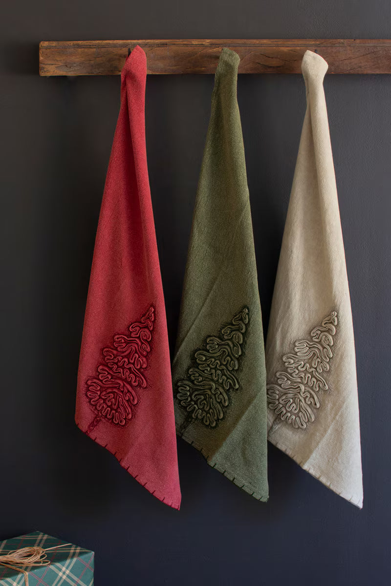 Christmas Tree Kitchen Towels | Three Colors