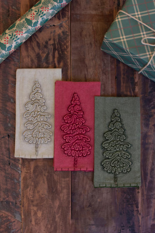 Christmas Tree Kitchen Towels | Three Colors