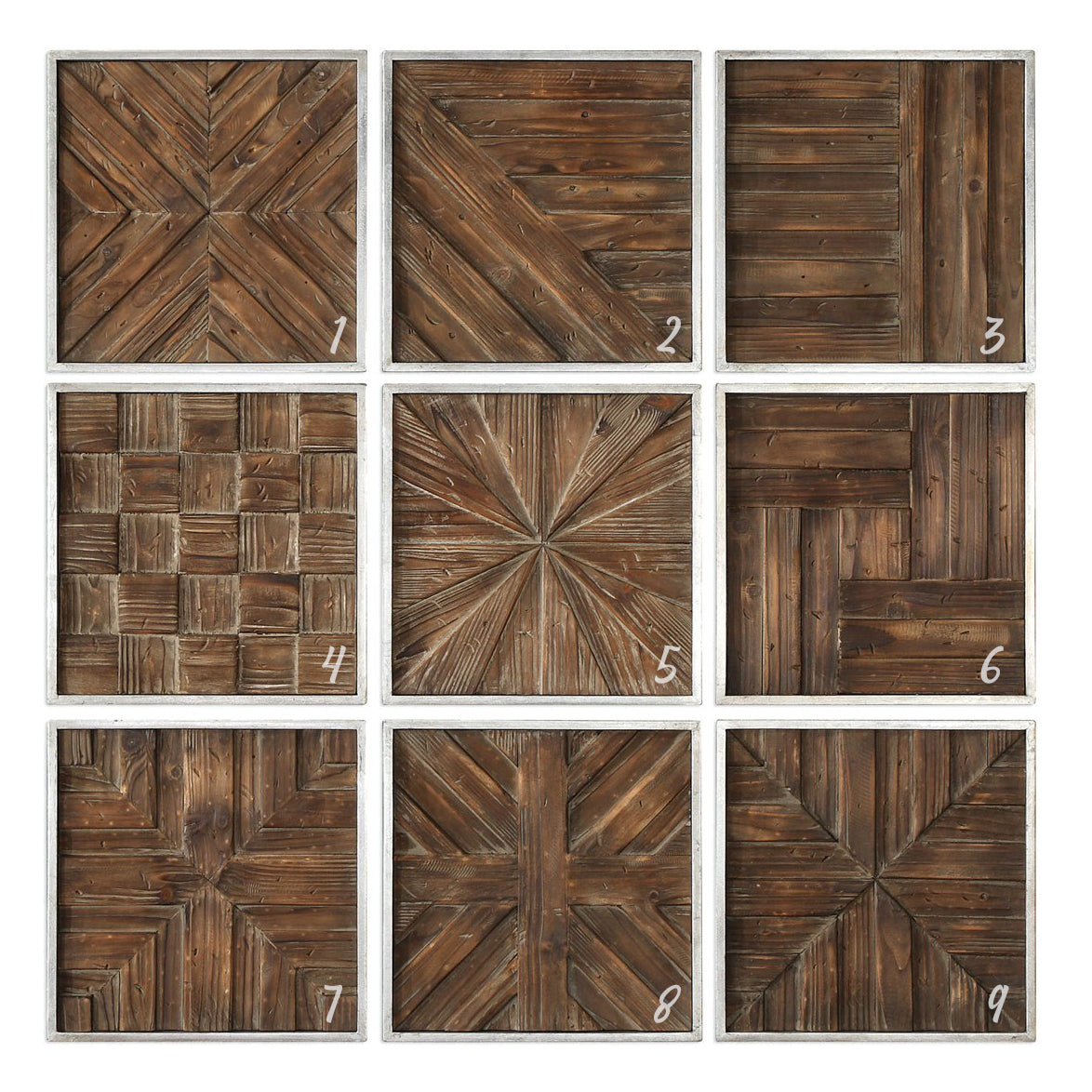 Bryndle Squares Wood Wall Decor