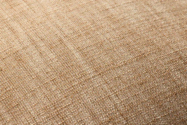 Tan Pillow with Rust Ruffle Edge by Loloi