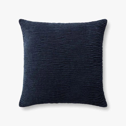 Textured Velvet Navy Pillow