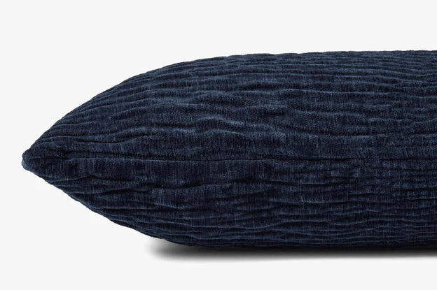 Textured Velvet Navy Pillow