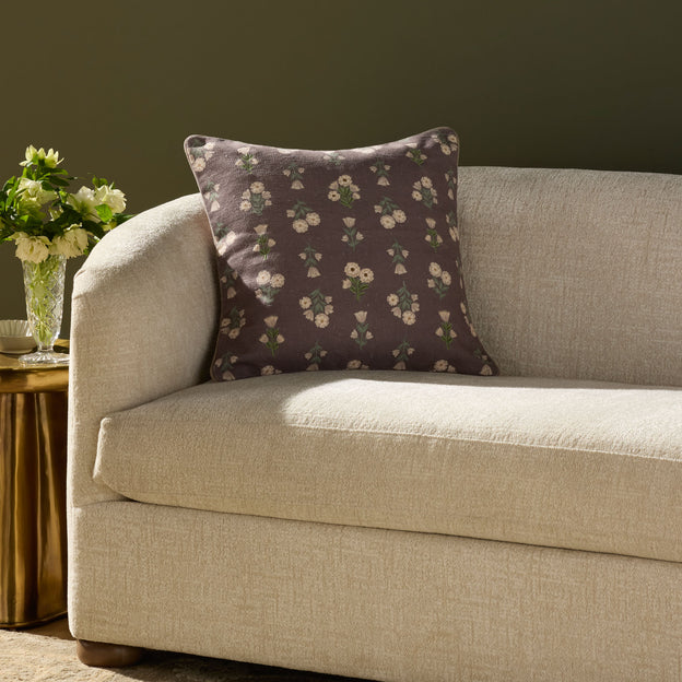 Posie Mauve Square Pillow by Loloi