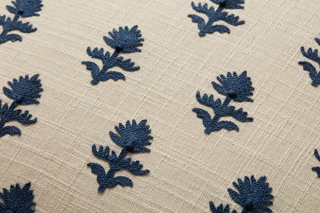 The Addison Navy & Beige Pillow by Loloi