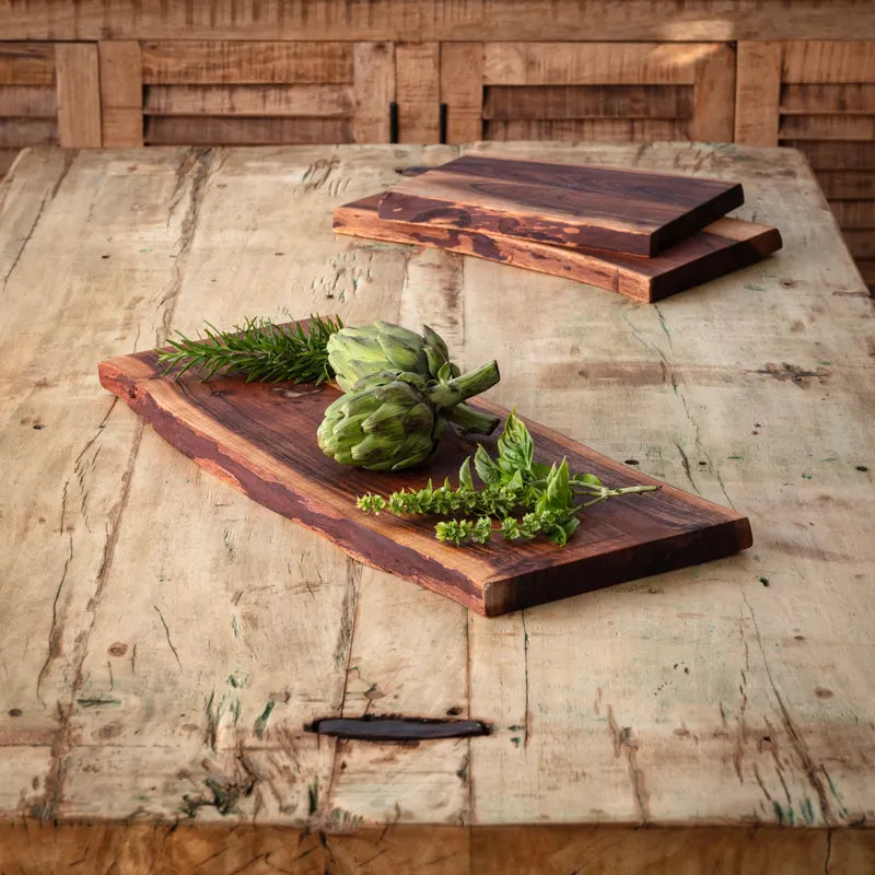 Wooden Live Edge Chopping Board