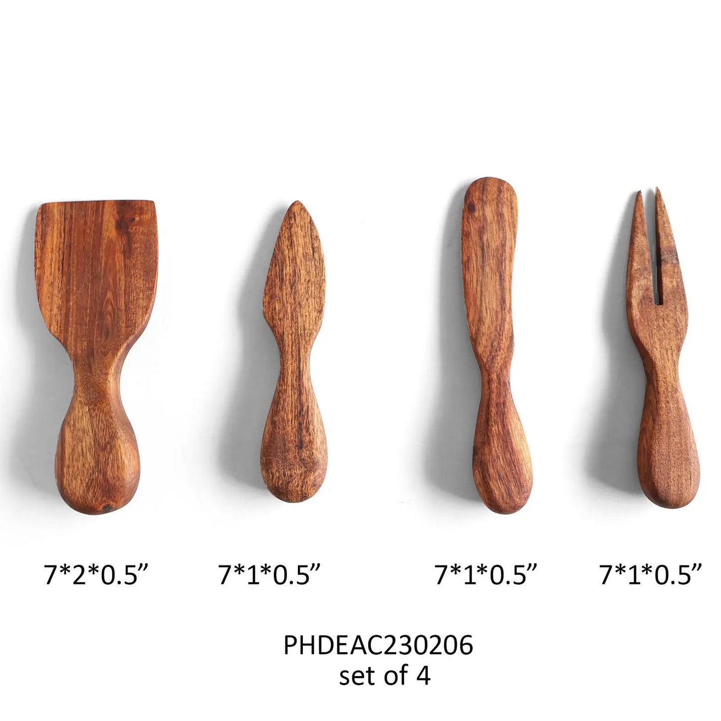 Wooden Cheese Serving Set