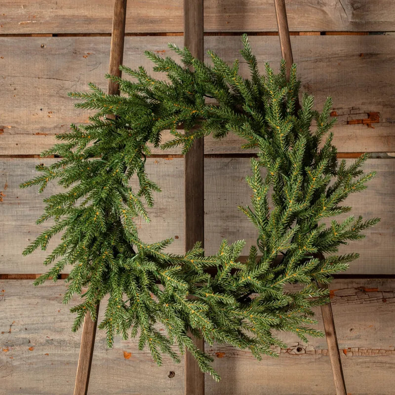 Olympia Fir 24" Pre-Lit Wreath