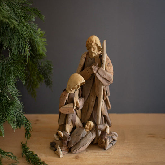Driftwood Mary, Joseph and Jesus