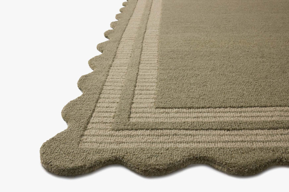 Scottie Area Rug in Olive by Loloi