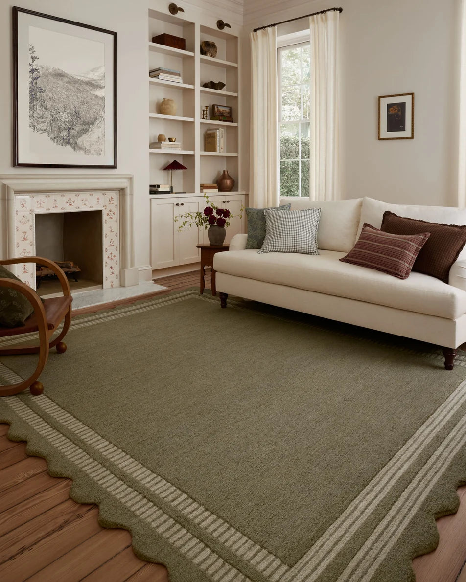 Scottie Area Rug in Olive by Loloi