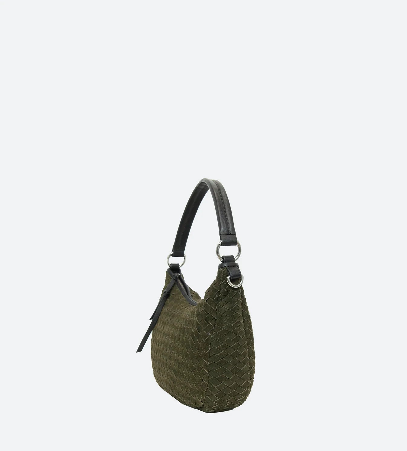 The Gloria - Suede Hand Woven Hobo Purse