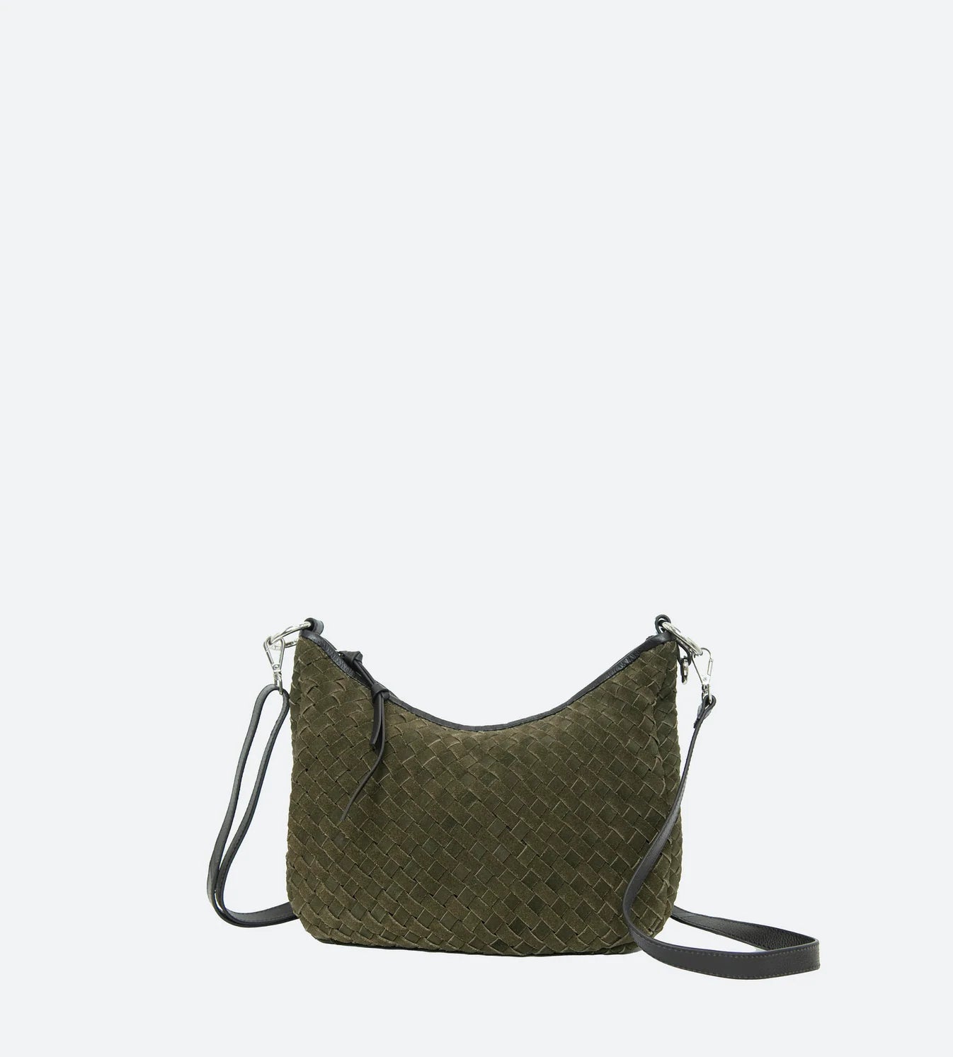 The Gloria - Suede Hand Woven Hobo Purse