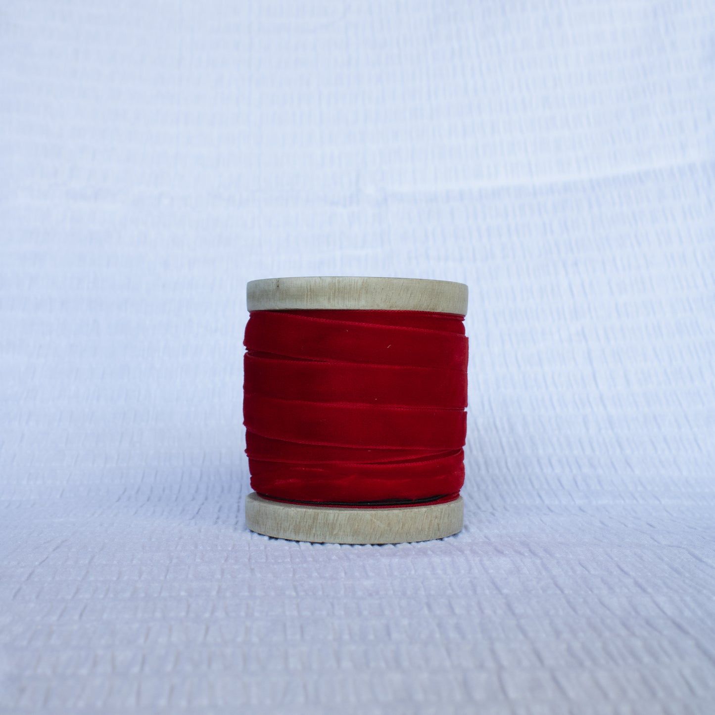 Velvet Ribbon on Wood Spool