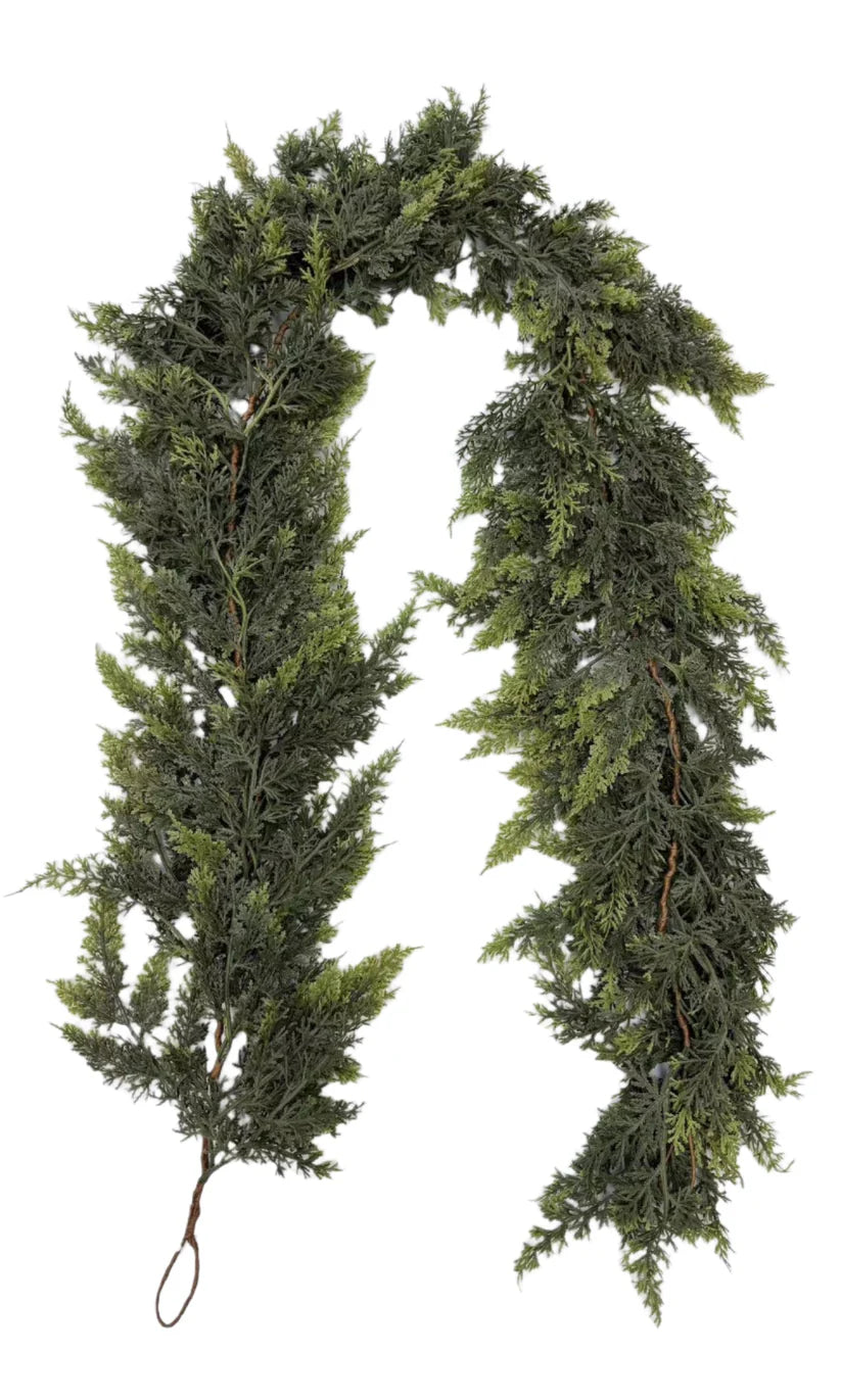 Cypress Garland 6 foot