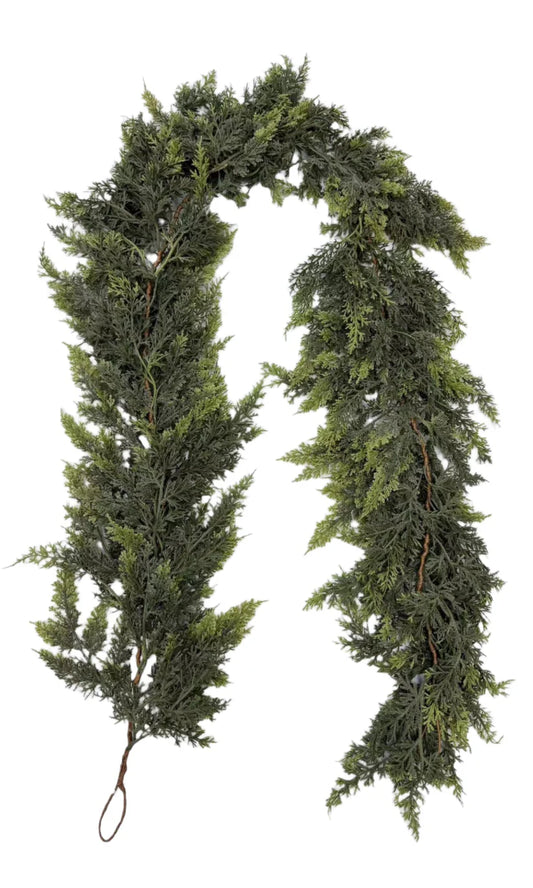 Cypress Garland 6 foot
