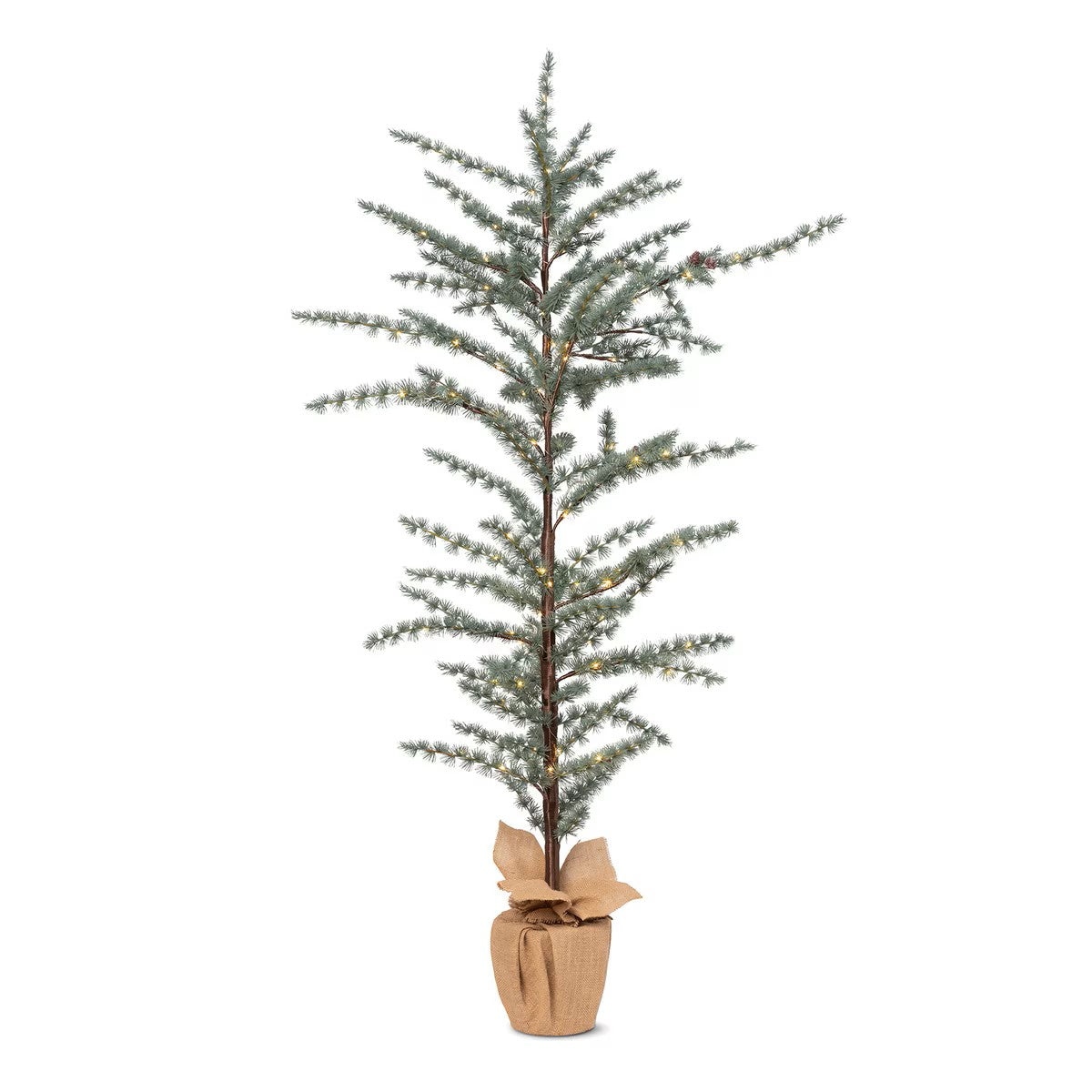 Weeping Deodar Cedar Tree with Micro Lights, 60"