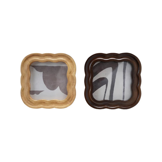 Scalloped Photo Frame, 2 Colors