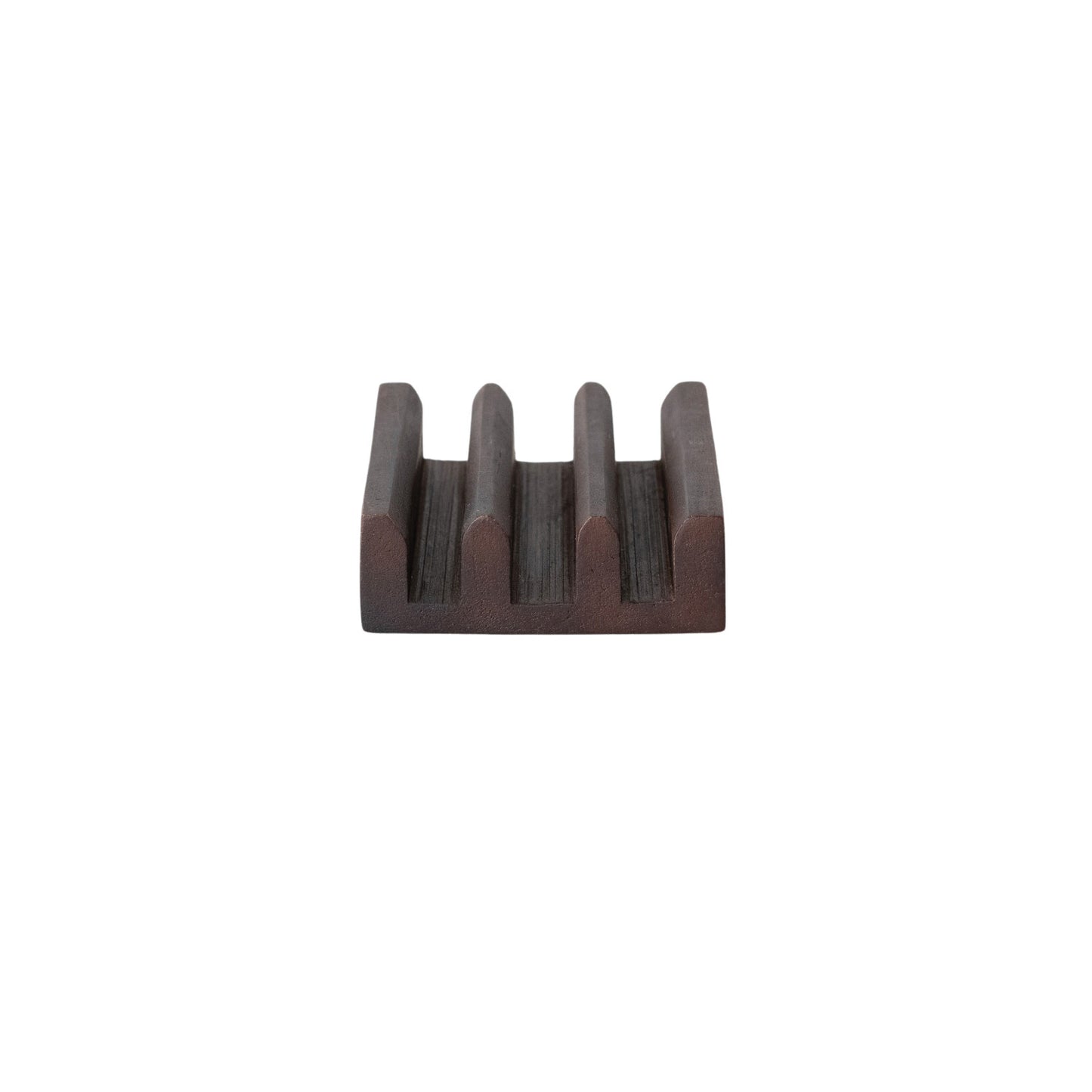 Dark Mango Wood Stand with 3 Sections