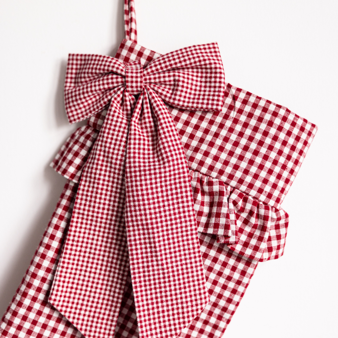 Ruffled Holiday Stocking