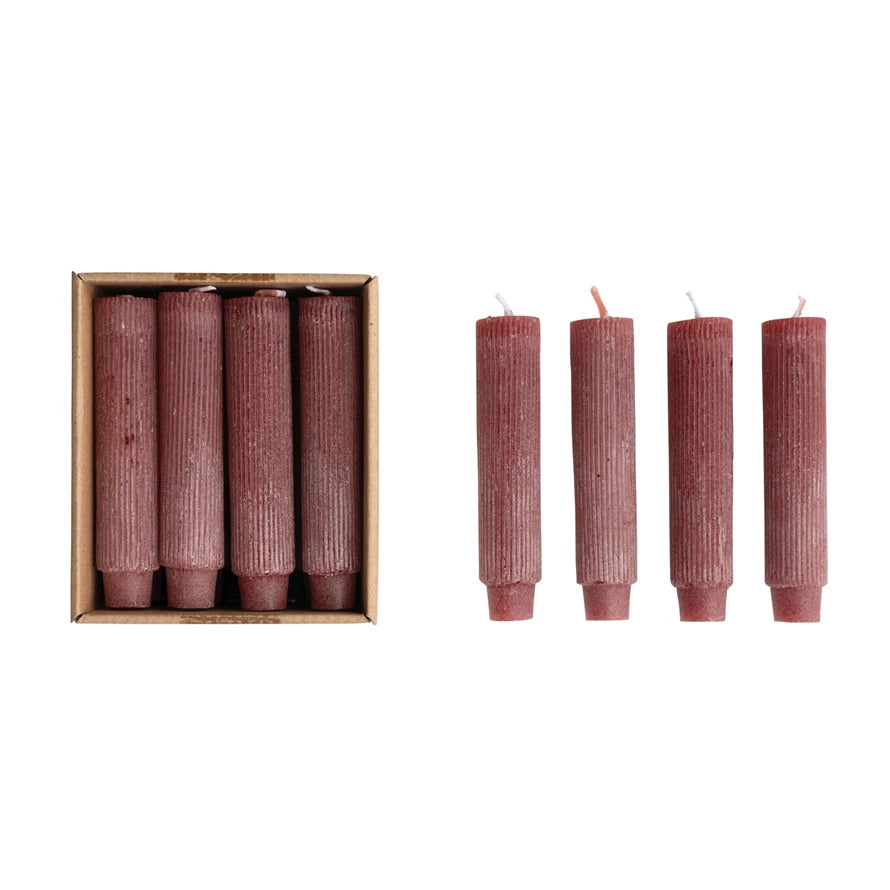 5 Inch Tall Tapered Candle - Assorted Colors