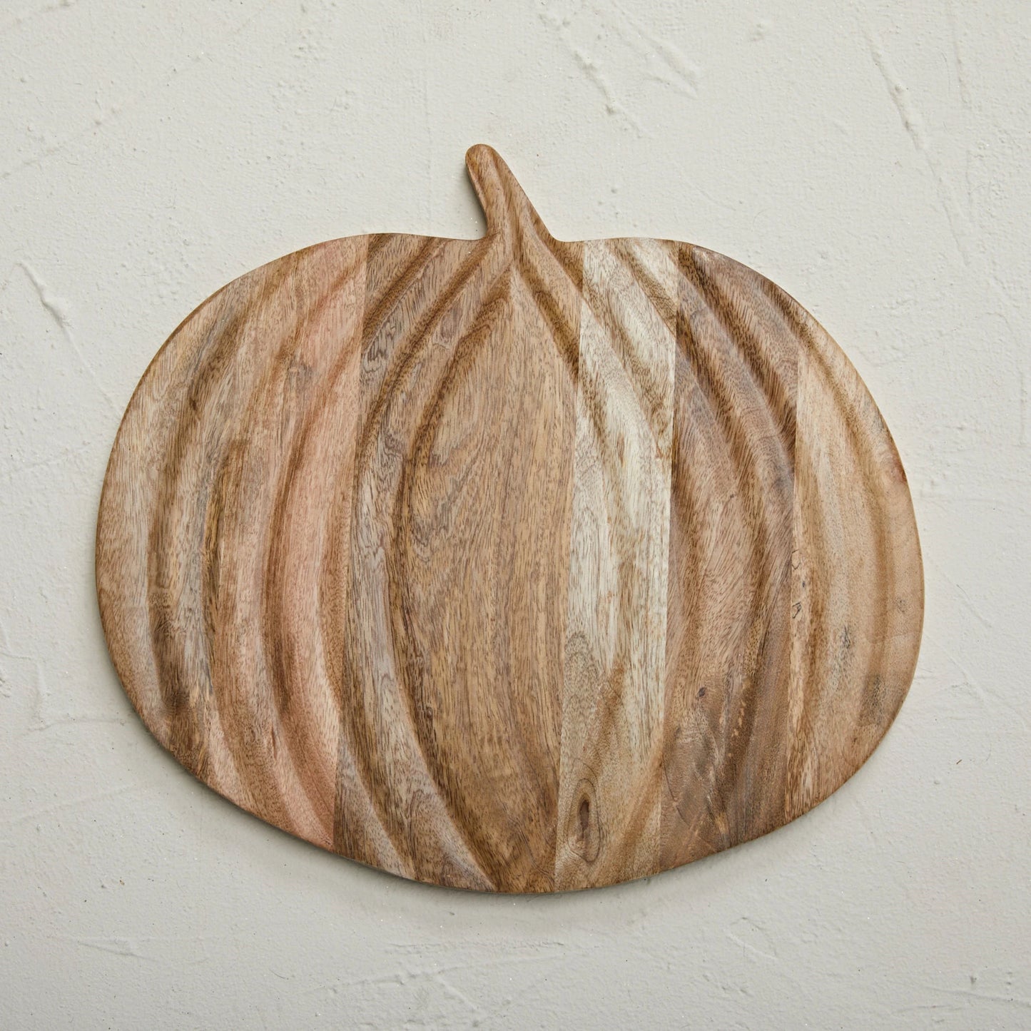 Mango Wood Pumpkin-Shaped Cheese/Serving Board