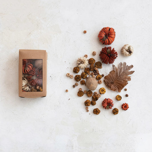 Dried Multi Color Pumpkin Shaped Box Mix