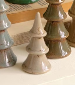 Ceramic Christmas Tree of Various Colors