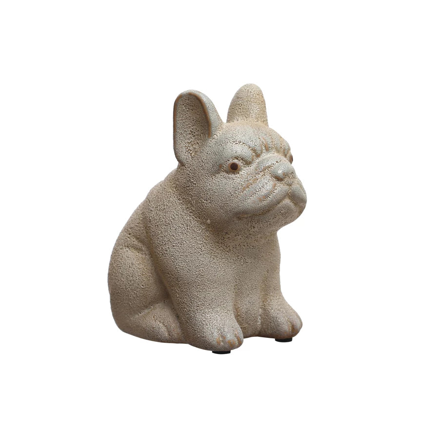 White Terracotta French Bull Dog