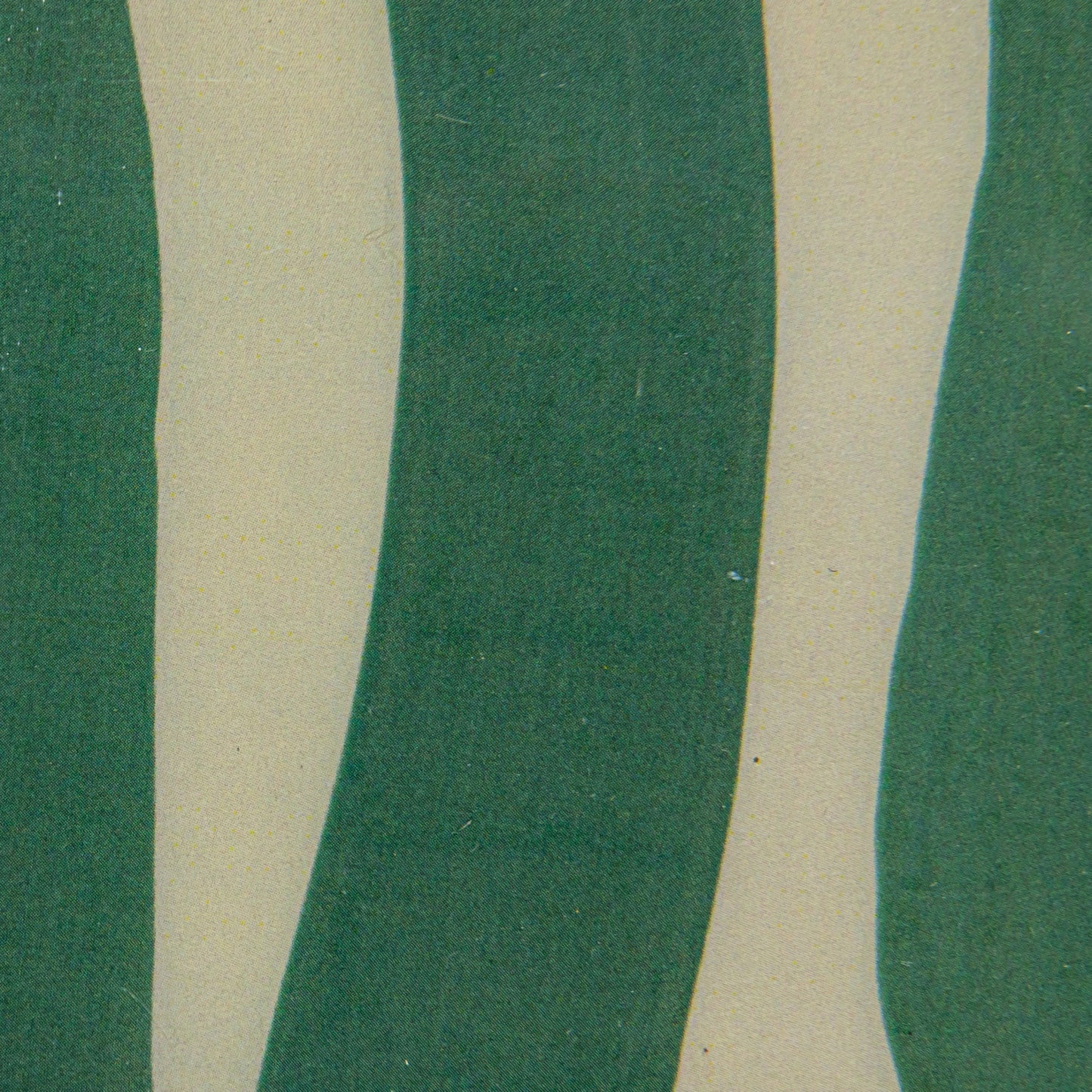 Enameled Metal Trays w/ Fruit/Abstract Image & Gold Rim, two sizes