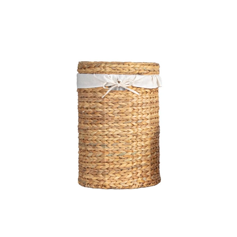 Water Hyacinth Baskets w/ Lids & Lining