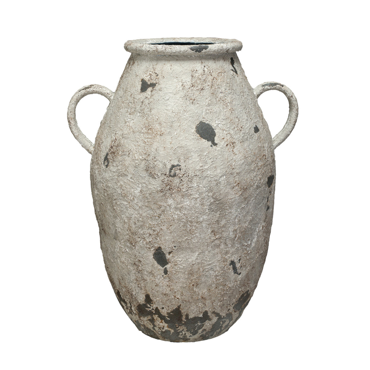 Decorative Metal Urn with Handles – MStreetDecor