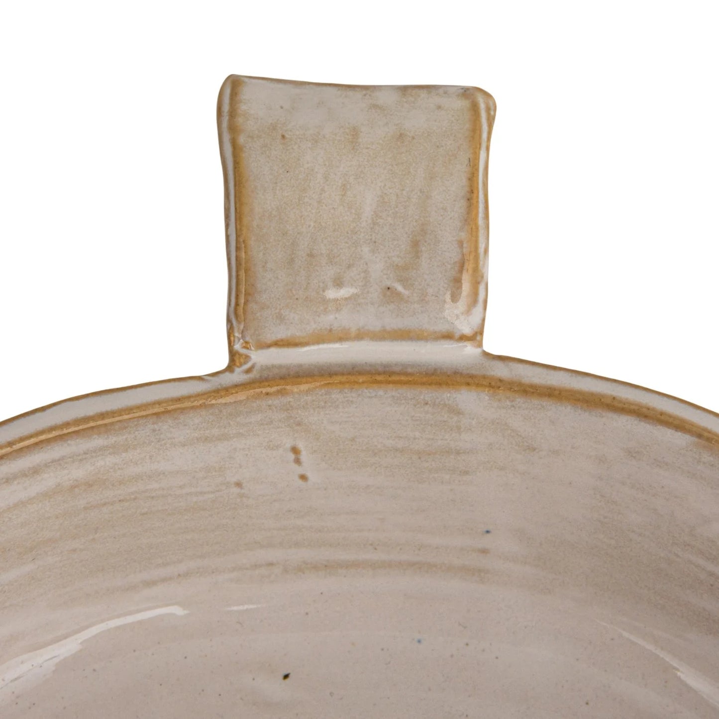 Stoneware Baker with Handles | White