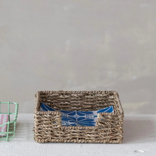 Hand-Woven Seagrass Napkin Holder
